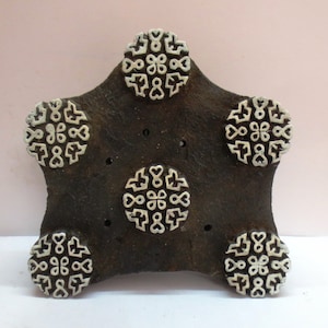 Indian Hand Carved Wooden Printing Blocks Wooden Printing Stamps Textile wood printing Stamps wood printing blocks STAMP VINTAGE PRINT