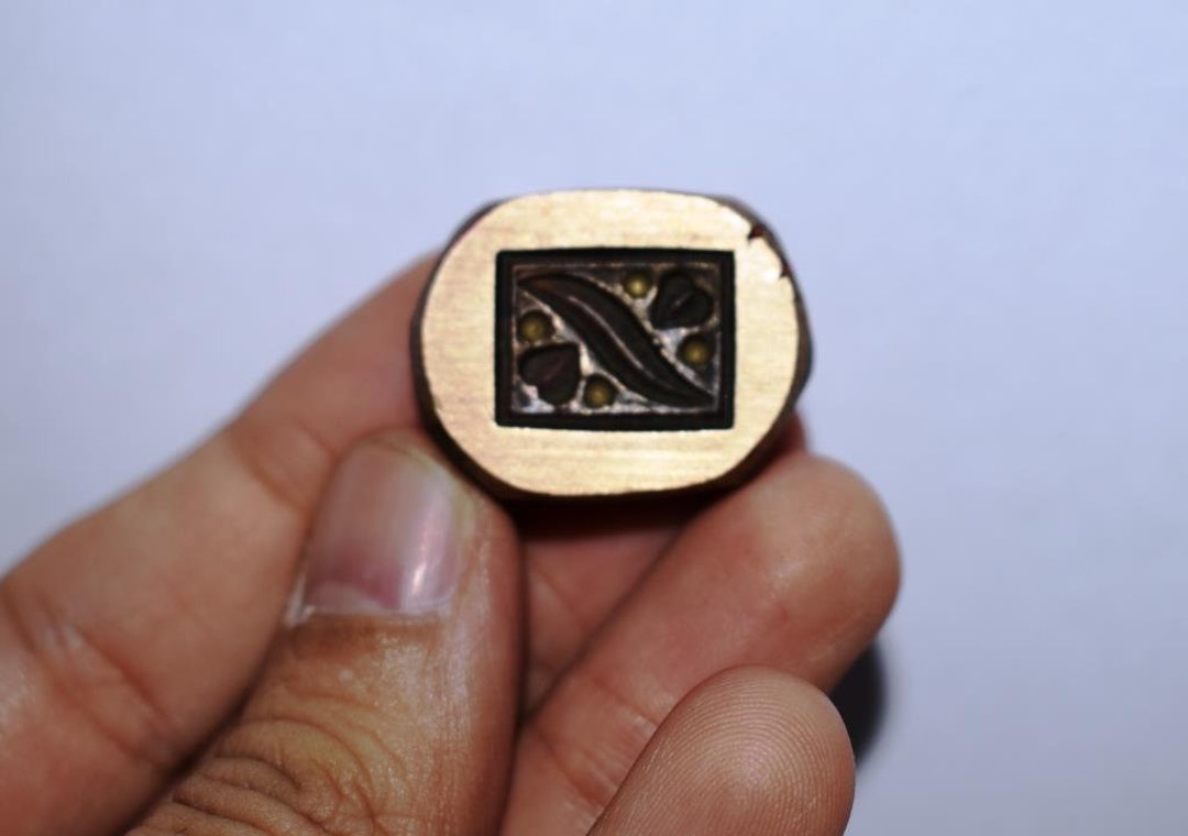 Buy Indian Brass Metal Jewellery Making Tool Mold Seal Stamp Online in