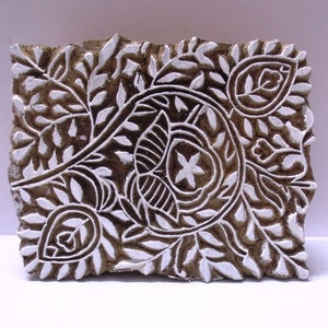 Indian Hand Carved Wooden Printing Blocks Wooden Printing Stamps Textile wood printing Stamps wood printing blocks  FOLK ART BOLD