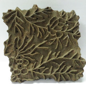 Vintage Used Hand Carved Wooden Printing Block Wooden Printing Stamp Textile wood printing Stamp wood printing block HOME DECOR ART