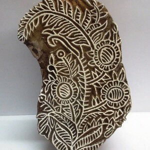 Indian Hand Carved Wooden Printing Blocks Wooden Printing Stamps Textile wood printing Stamps wood printing blocks WALLPAPER DESIGN TOOL 01
