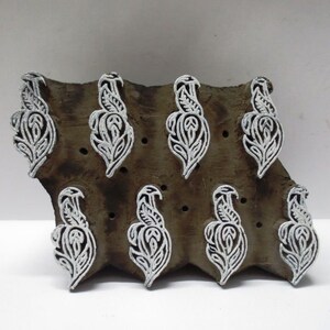 Indian Hand Carved Wooden Printing Blocks Wooden Printing Stamps Textile wood printing Stamps wood printing blocks RUSTIC HOME DECOR