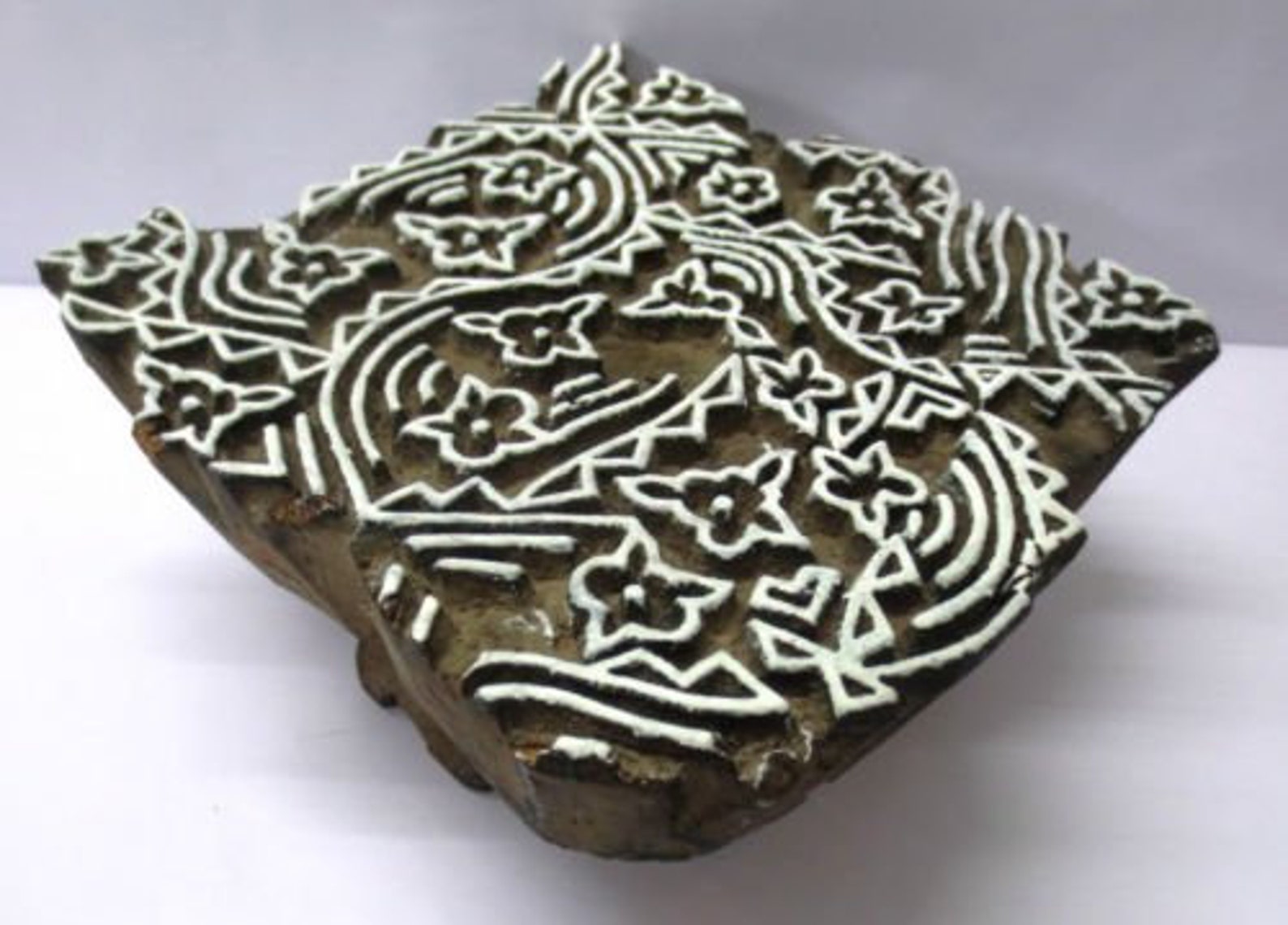 Vintage Wooden Block Stamps Hand Carved Textile Printing on Etsy