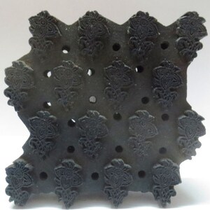 Indian Hand Carved Wooden Printing Blocks Wooden Printing Stamps Textile wood printing Stamps wood printing blocks  STAMP FINE BUTI