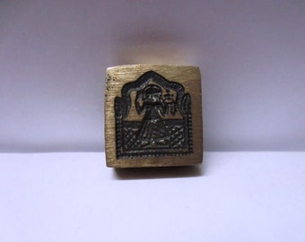 India Vintage Bronze Jewelry Dye Mold / Mould Tribal Women impression imprint