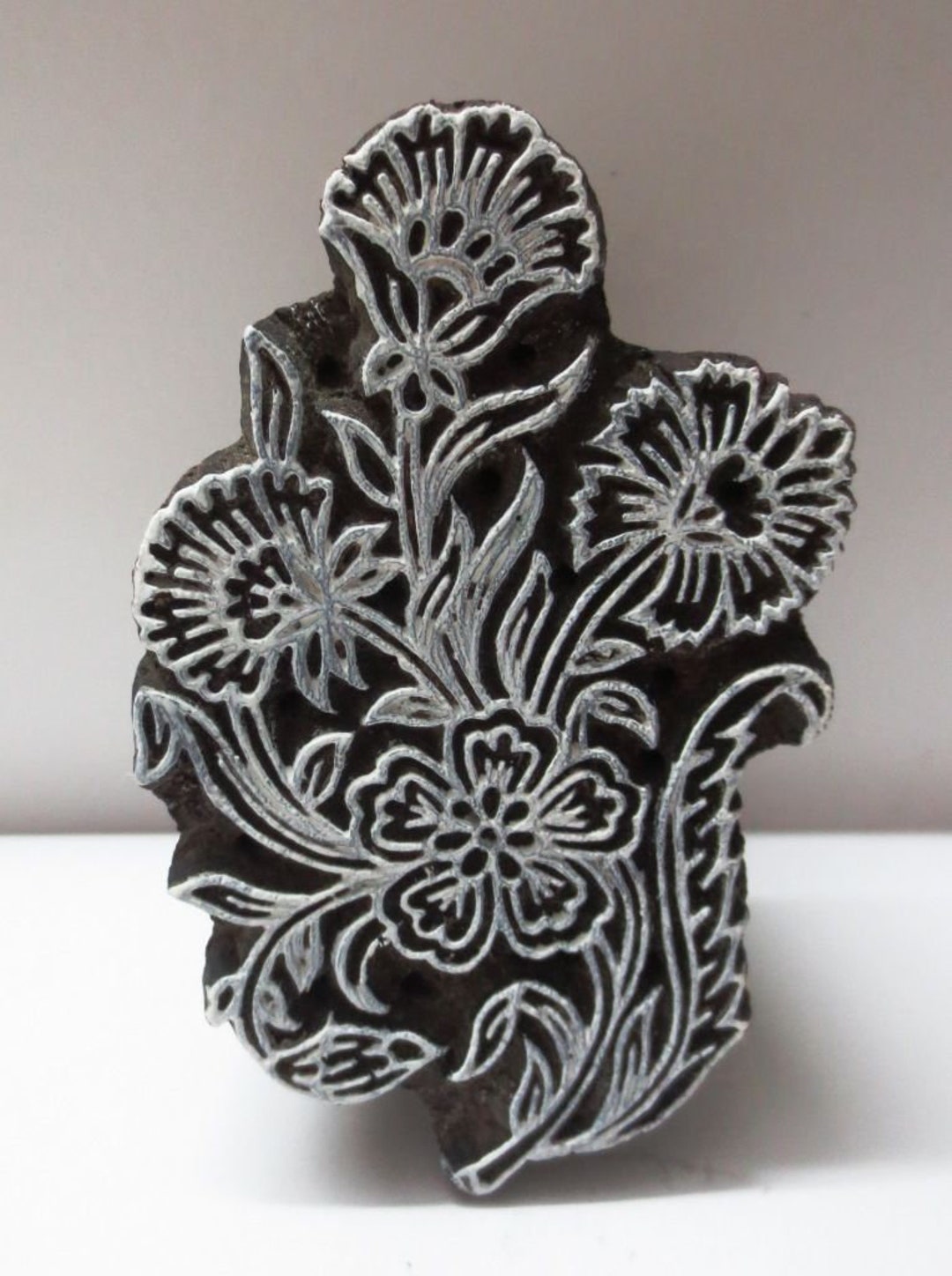 Indian Wooden Block Design Hand Carved Block Print Wood Stamps Wooden