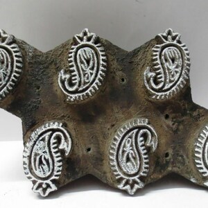 Indian Hand Carved Wooden Printing Blocks Wooden Printing Stamps Textile wood printing Stamps wood printing blocks STAMP BOLD A37