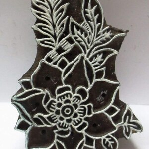 Wooden Printing Blocks Wooden Printing Stamps Textile Stamps wood printing blocks Indian wood design blocks FLORAL MOTIF