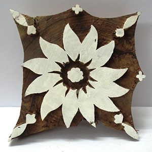 Indian wooden Textile Block Stamp Antique ethnic floral print traditional Indian,Block,Apparel Fabric Wooden Art,Traditional Stamp 1