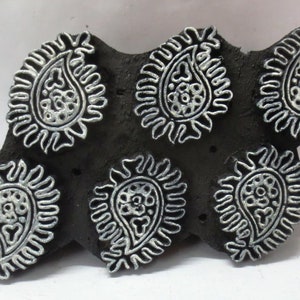 Indian Hand Carved Wooden Printing Blocks Wooden Printing Stamps Textile wood printing Stamps wood printing blocks ETHNIC DESIGN M2