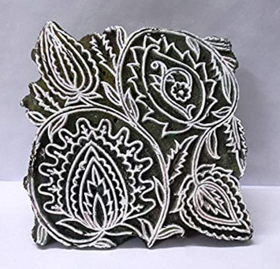 Indian Wooden Block Design Hand Carved Block Print Wood Stamps wooden block for printing textile fabric clay gift  STAMP HOT DEAL