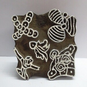 Indian Hand Carved Wooden Printing Blocks Wooden Printing Stamps Textile wood printing Stamps wood printing blocks FINE BUTI PRINT