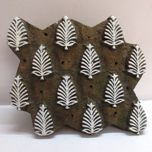 Indian Hand Carved Wooden Printing Blocks Wooden Printing Stamps Textile wood printing Stamps wood printing blocks   BOLD DESIGN 03