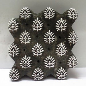 Indian Hand Carved Wooden Printing Block Wooden Printing Stamp Textile wood printing Stamp wood printing block BLOCK STAMP TOOL