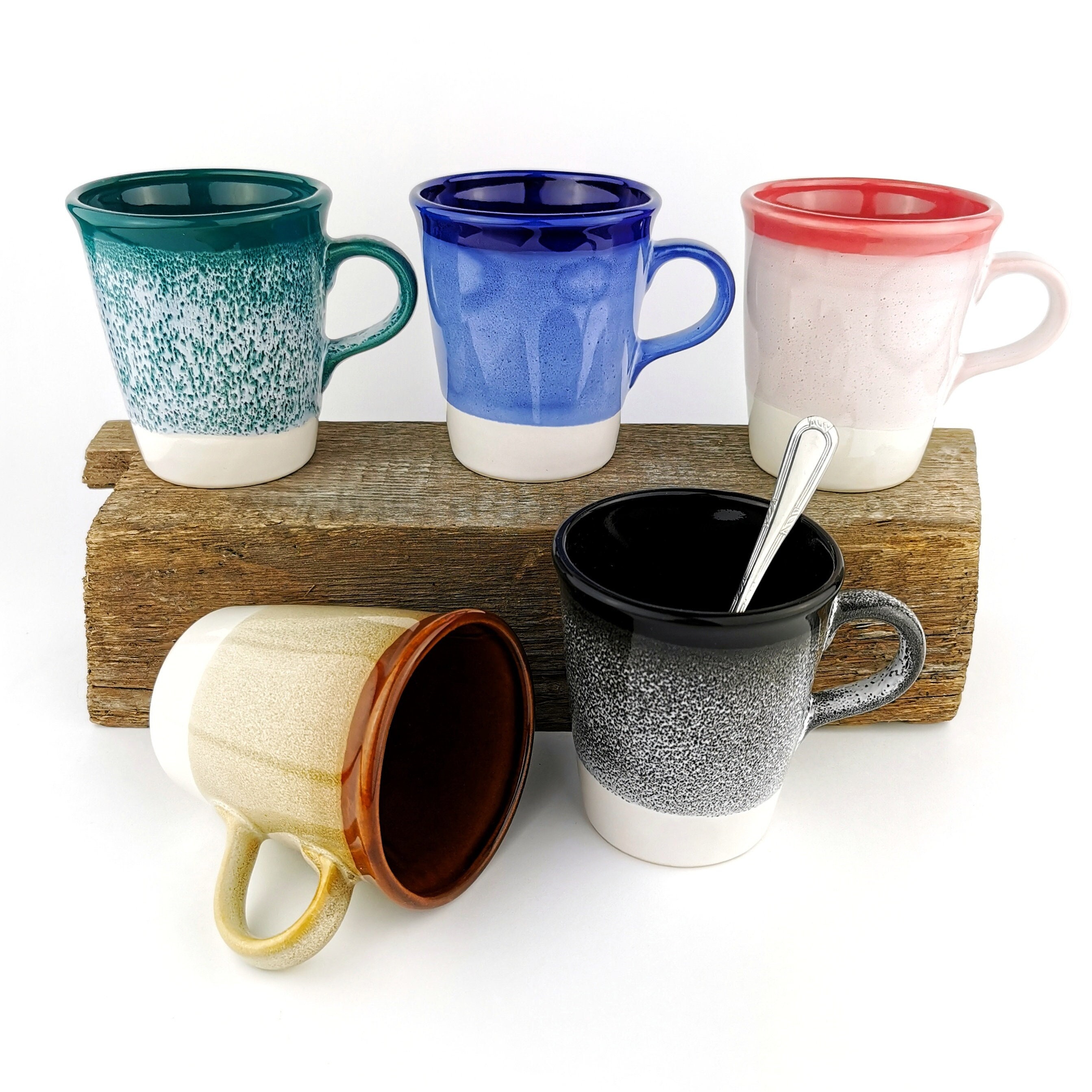 Set of Handmade Ceramic Christmas Mugs Wheel Thrown Pottery - Etsy