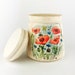 Handmade Pottery Jar With Lid, Handpainted Porcelain Dinnerware Container, Kitchen Storage Ceramic Lidded Jar, Stoneware Pot, Easter Gift 