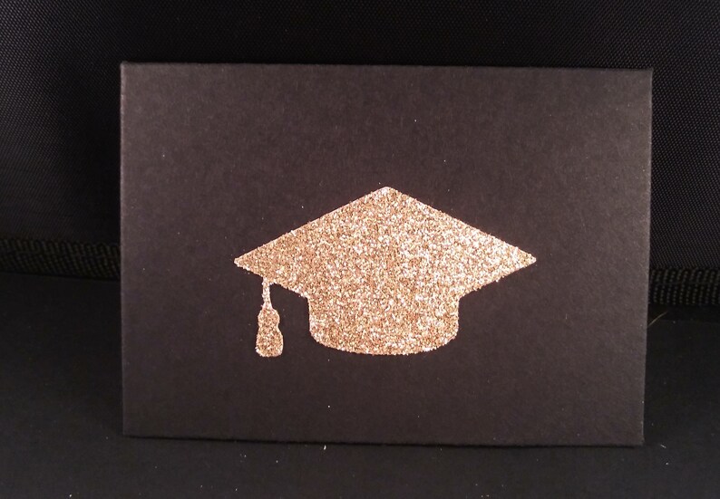 Graduation Cap Gift Card Holder / Black / Graduation Gift / Etsy