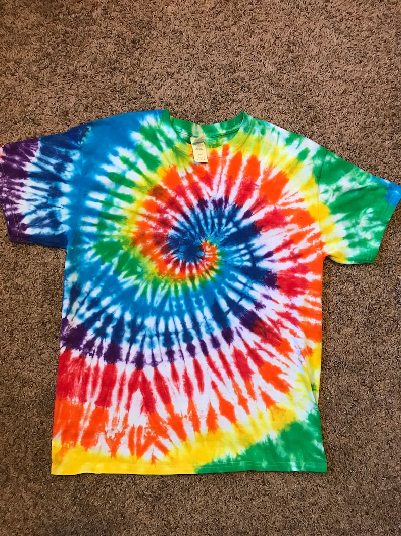 Rainbow Swirl Tie Dye - Etsy