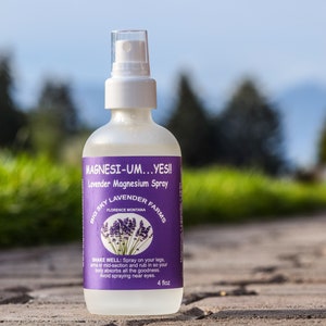 Magnesium Spray - Lavender - Sore Muscles - Leg Cramps - Restless Leg - Growing Pains - Stress Relief - Sleep
