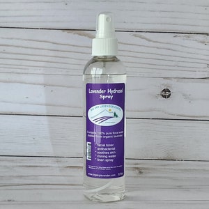 Lavender Hydrosol Spray - Floral Water - Facial Toner - Soothe Pet Anxiety