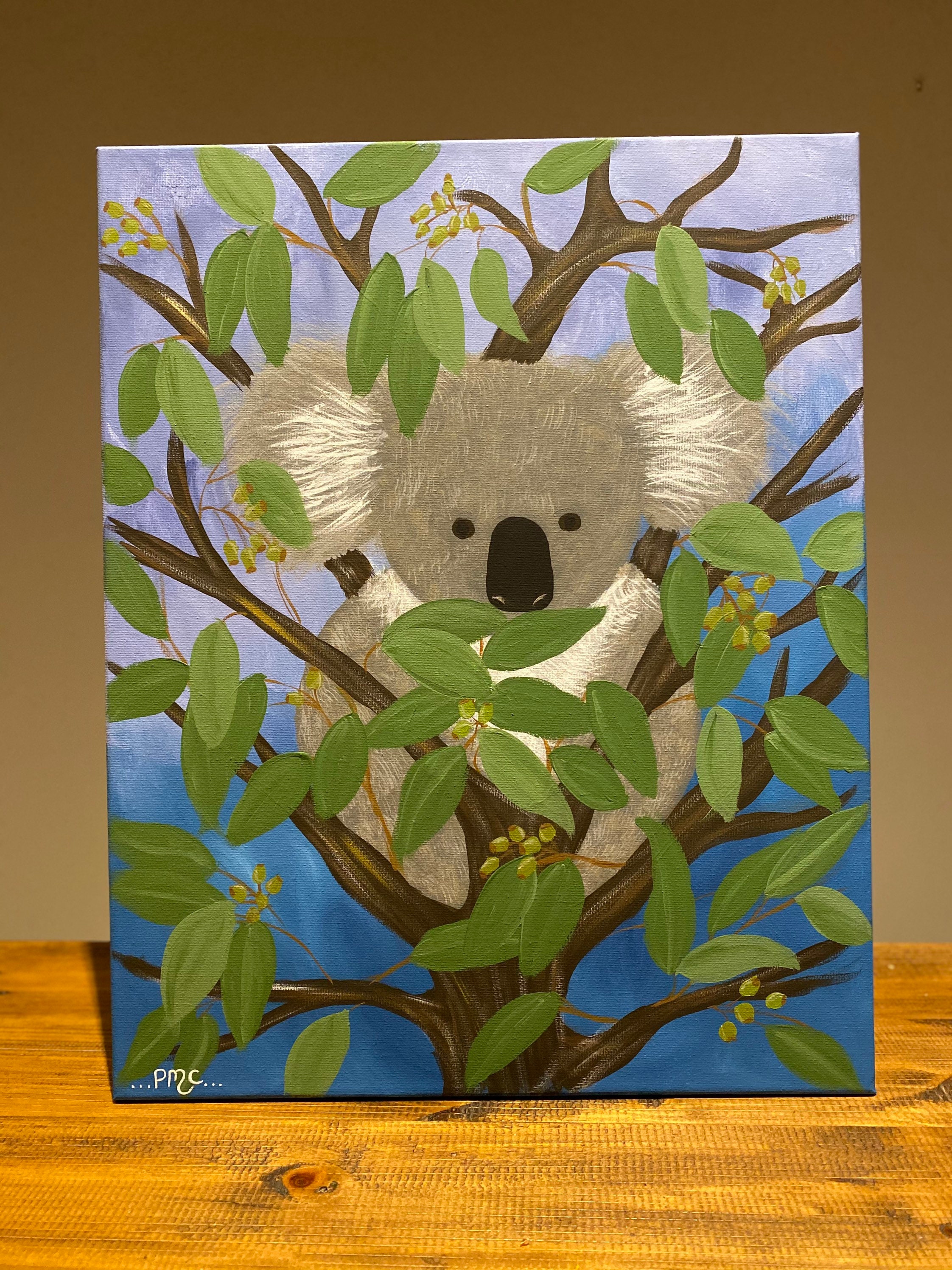 Koala Original Acrylic Painting - Etsy.de