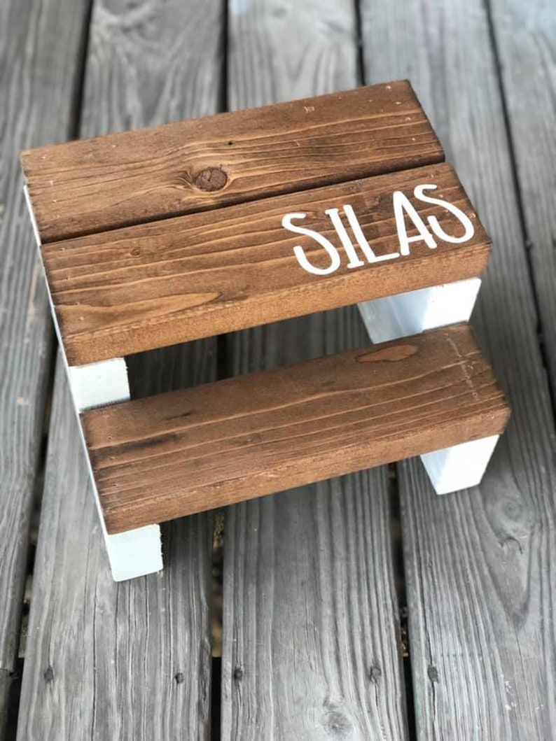 CUSTOM Kids Step stool baby shower gift unique gift Etsy