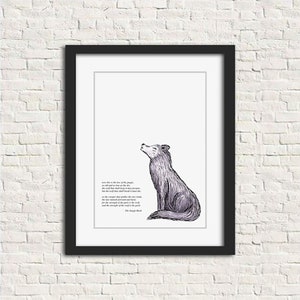 Wolf Animal Wisdom Print / Wall Art / Jungle Book Quote / Handmade / 8x10 5x7 and 11x14