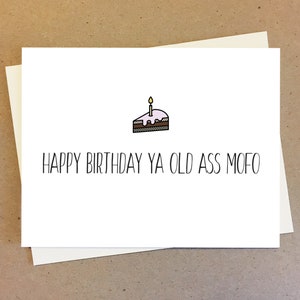 Carte d'anniversaire grossière pour petit ami cadeau pour petite amie Bday carte cadeau d'anniversaire personnalisé personnalisé