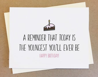 Cita de cumpleaños divertida Tarjeta de felicitación de los mejores deseos Tarjeta de cumpleaños salvaje para regalo de amigo para novio
