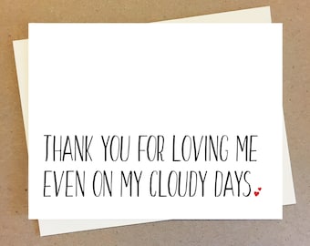 Thank You Card, Thank You Message, Appreciation Card, Encouragement Card, Sorry Card, Words of Encouragement, Love Cards, Here for You