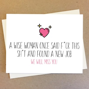 Appreciation Message, Thank You Card Thank You Message, Miss You Card, Card for Boss Funny Card, Appreciation Card, Congratulations Card