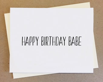 Happy Birthday Messages for her | Birthday Wishes Card | Happy Birthday Greeting Card | Birthday Gift for Her | Happy Birthday Babe