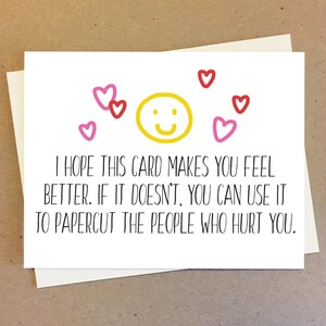 Obtenez bien, sentez-vous mieux et carte d'encouragement, carte édifiante de sympathie pour un ami ou une famille. Sentez-vous mieux bientôt cadeau.