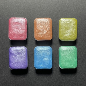 Pastel Mini Set | Watercolor Quarter Pan Set