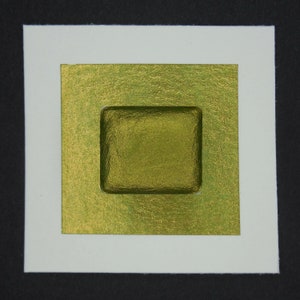 Olive - Watercolor Paint - Half Pan
