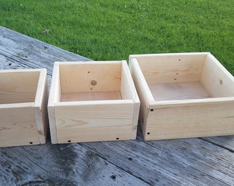 10 inch wooden box