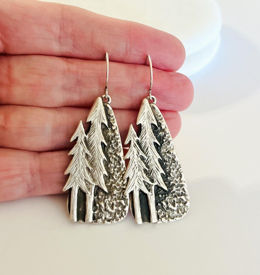 Seasonal Tree Earrings - Pierced main image 1