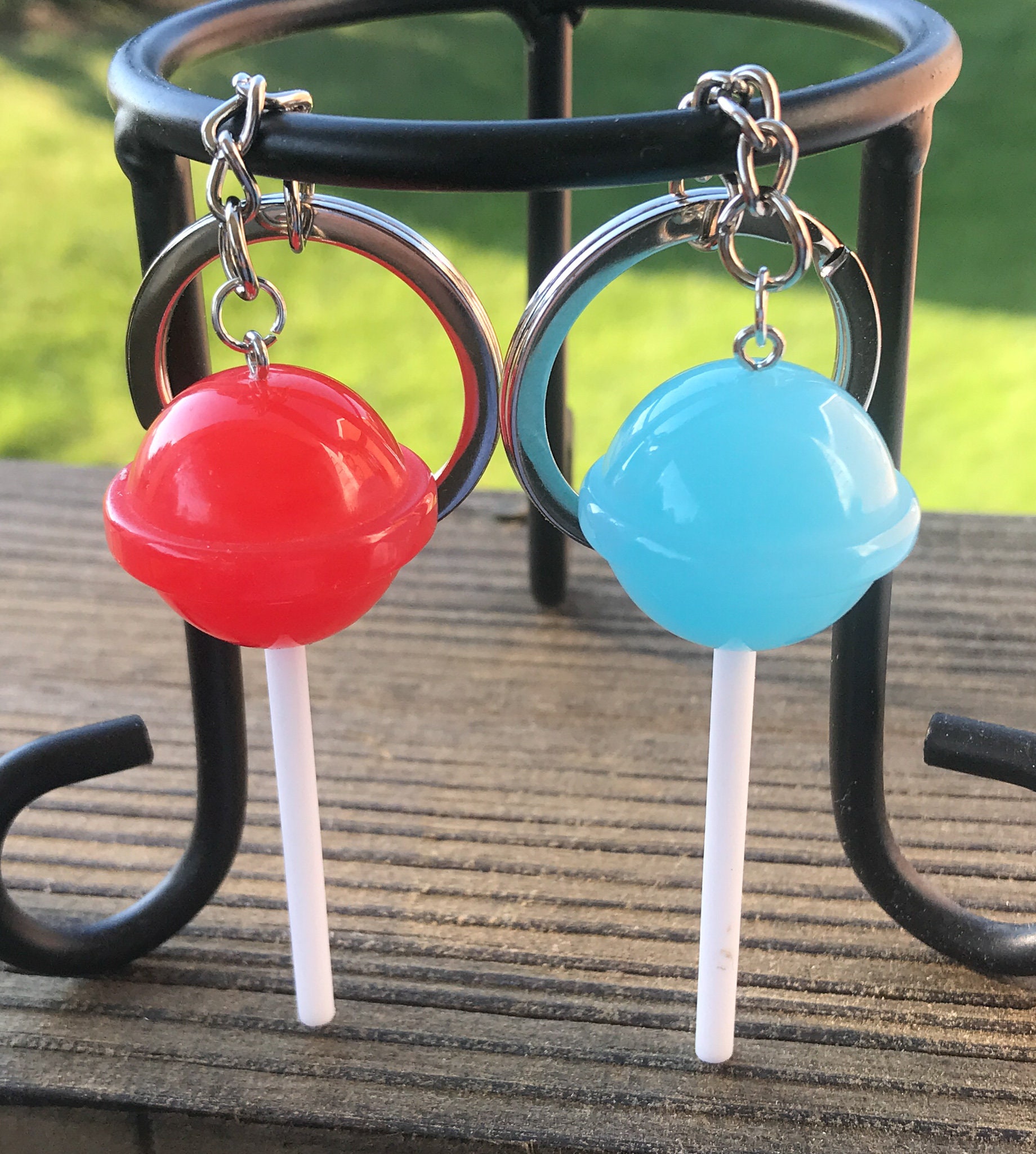 Lollipop keychain candy keychain sweets keychain 2714  etsy