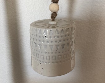 Ceramic and bead windchime