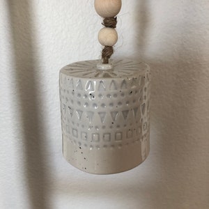 Ceramic and bead windchime