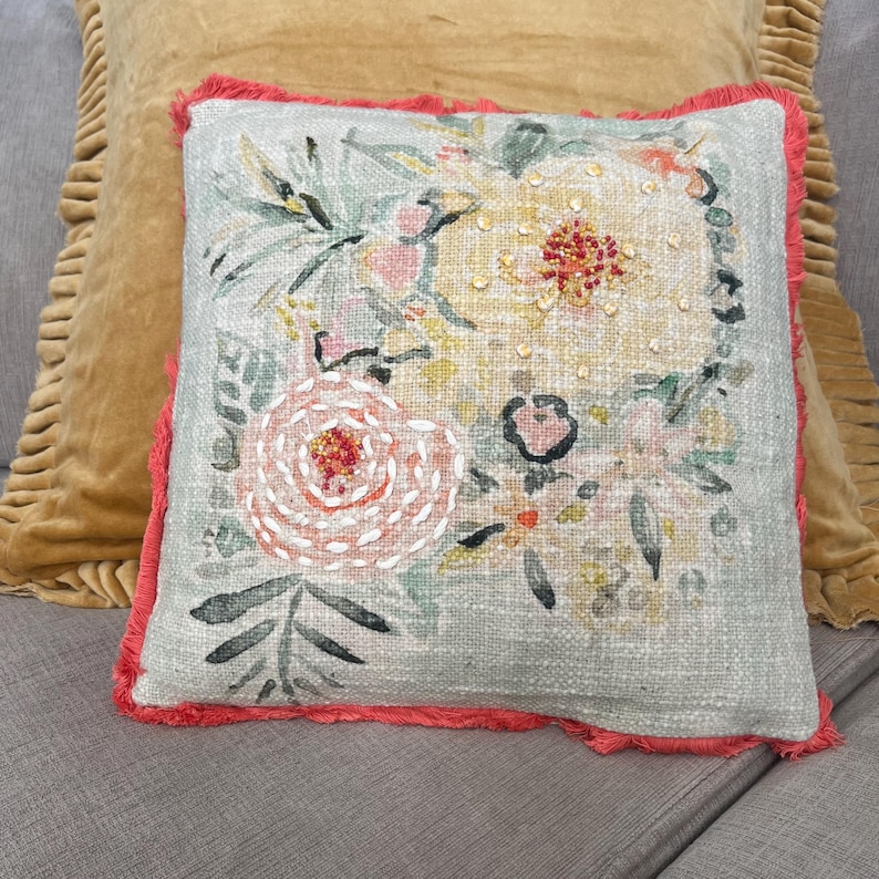 vintagebohemianstyle Cotton Slub Pillow - Thumbnail 3