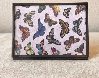 Retro style brushed metal 5 x 7 frame