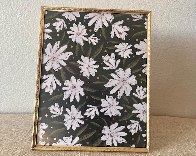 Vintage brass 8x10 frame