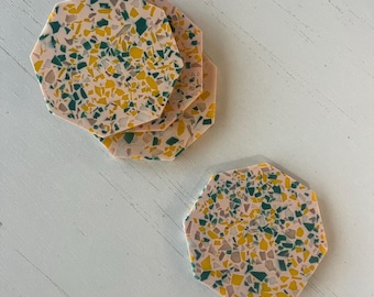 Terrazzo Coasters 4/Set