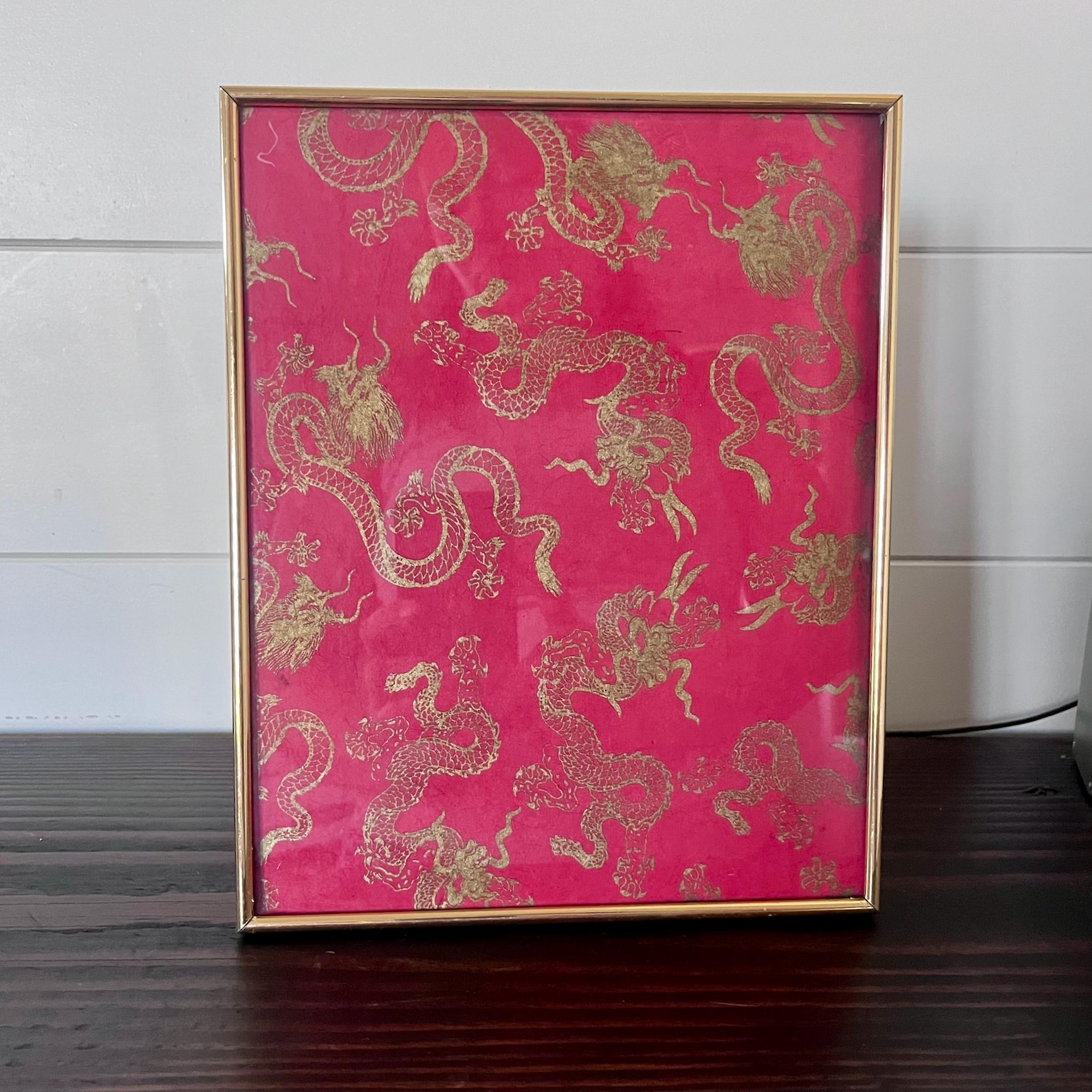 Vintage Brass 8 X 10 Photo Frame With Ornate Detailing - Etsy