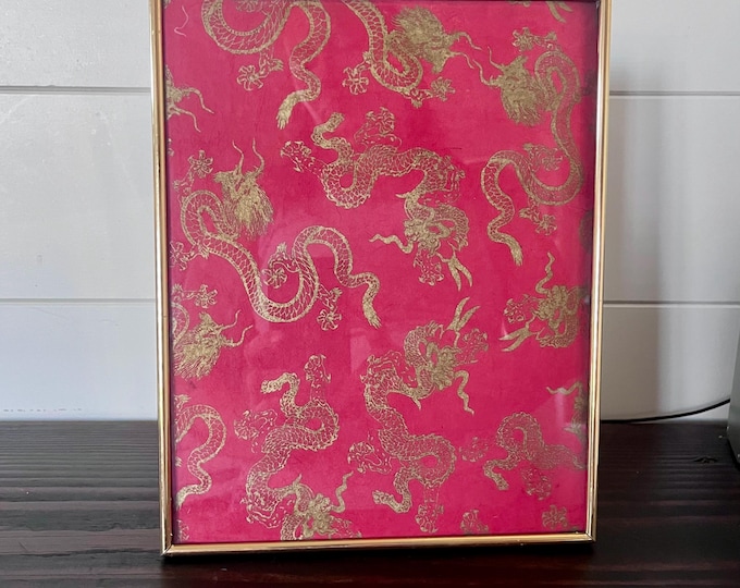 Vintage brass 8 x 10 photo frame with ornate detailing