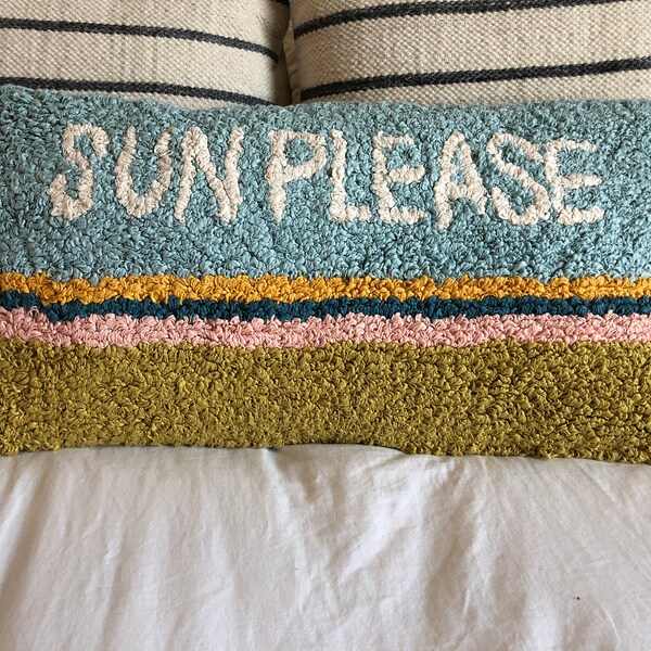 Sun Pillow Etsy