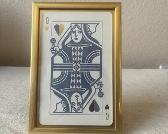 Vintage guldram 10,5 x 15,5 cm rymmer en bild på 8,5 x 13,5 cm.