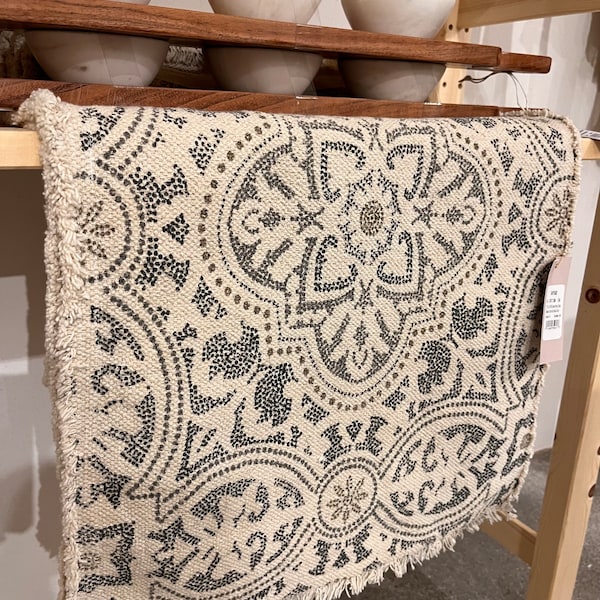 Steel Blue Table Runner Etsy