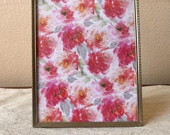 Vintage brass 8x10 frame